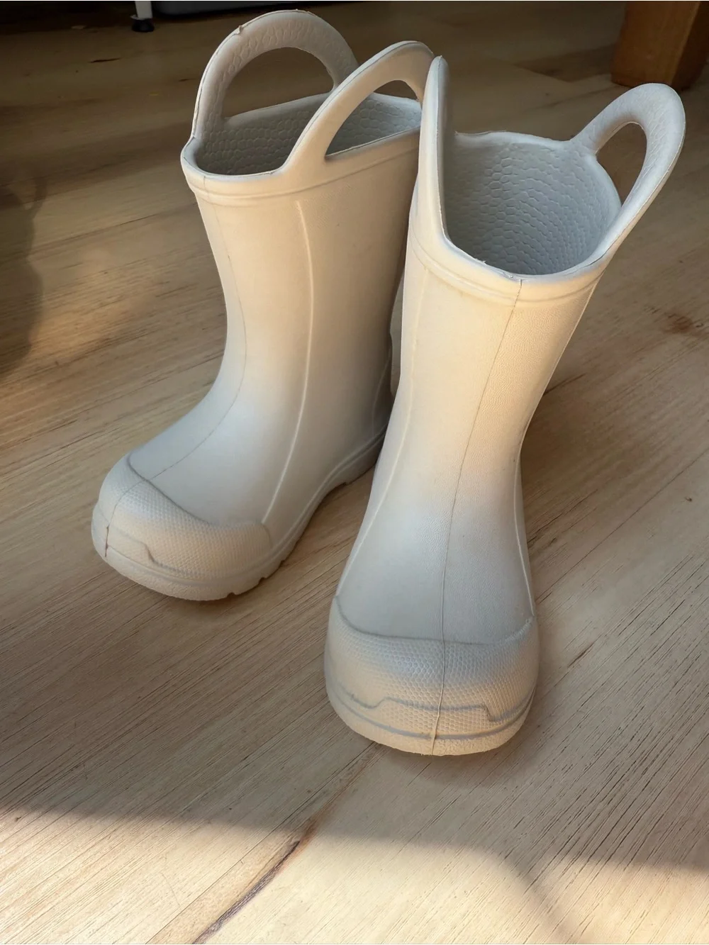 BearPaw Cream Kids' Waterproof Pull-On Boots